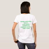 Freiheitsstatue - Immigrations-Shirt T-Shirt (Schwarz voll)