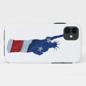 Freiheitsstatue in jeder Farbe Case-Mate iPhone Hülle (Rückseite (Horizontal))