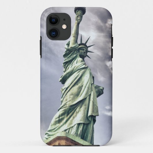 Freiheitsstatue in Monogramm-Fällen Case-Mate iPhone Hülle (Rückseite)