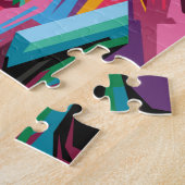 Freiheitsstatue in New York Farbenfrohe Pop Kunst Puzzle (Seite)