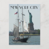 Freiheitsstatue in New York Postkarte (Vorderseite)