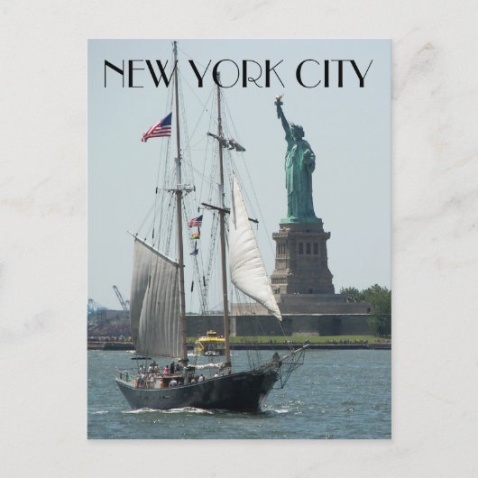 Freiheitsstatue in New York Postkarte (Vorderseite)