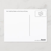 Freiheitsstatue in New York Postkarte (Rückseite)