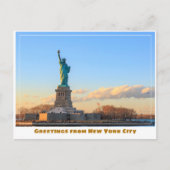 Freiheitsstatue in New York Postkarte (Vorderseite)