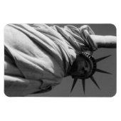 Freiheitsstatue in Schwarz-Weiß Magnet (Horizontal)