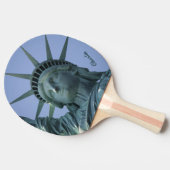 Freiheitsstatue individuelle Name Pingpongpaddel Tischtennis Schläger (Seitenansicht)