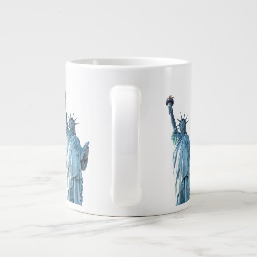 Freiheitsstatue Jumbo-Tasse (Rückseite)
