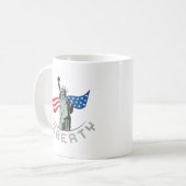 Freiheitsstatue Kaffeetasse (Vorderseite Links)