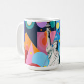 Freiheitsstatue Kaffeetasse (Vorderseite Links)