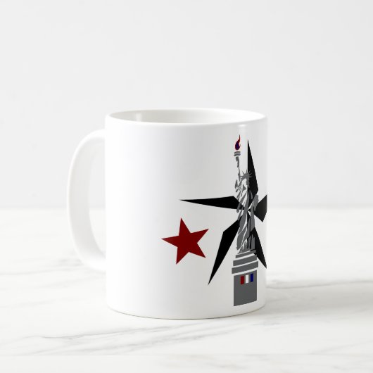 Freiheitsstatue Kaffeetasse (Vorderseite Links)