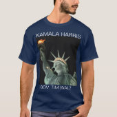Freiheitsstatue KAMALA HARRIS T - Shirt (Vorderseite)