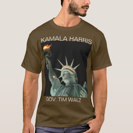 Freiheitsstatue KAMALA HARRIS T - Shirt (Vorderseite)