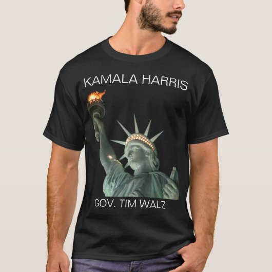 Freiheitsstatue KAMALA HARRIS T - Shirt (Vorderseite)