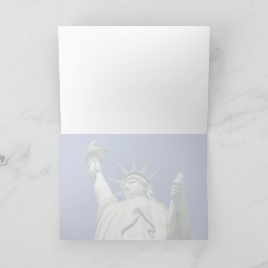 Freiheitsstatue Karte (Innenseite)