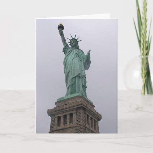 Freiheitsstatue Karte (Vorderseite)