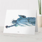 Freiheitsstatue Karte (Rückseite)