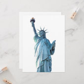 Freiheitsstatue Karte (Vorderseite/Rückseite Beispiel)