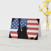 Freiheitsstatue Karte (Gelbe Blume)