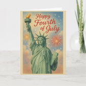 Freiheitsstatue Karte (Vorderseite)