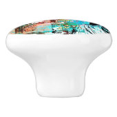 Freiheitsstatue Keramikknauf (Seitenansicht)