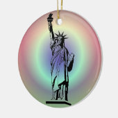 Freiheitsstatue Keramikornament (Links)