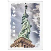 Freiheitsstatue Klemmbrett (Rückseite)