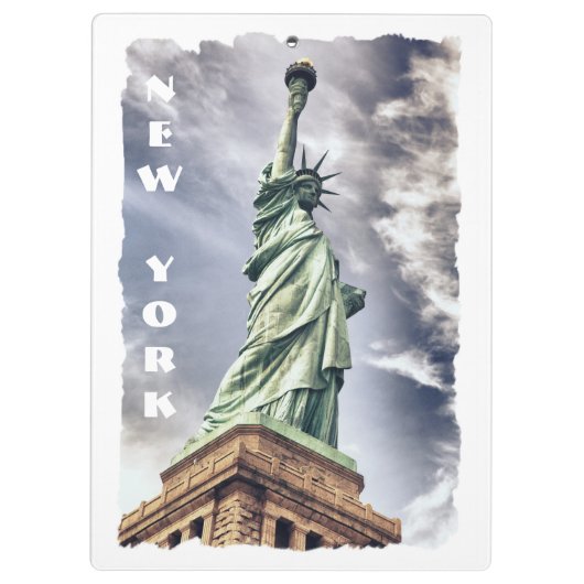 Freiheitsstatue Klemmbrett (Rückseite)