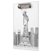 Freiheitsstatue Klemmbrett (Links)