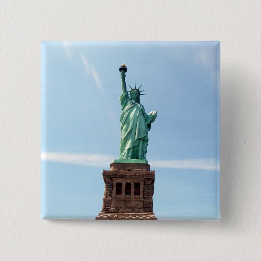 Freiheitsstatue Knopf Button (Vorderseite)