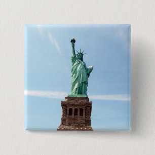 Freiheitsstatue Knopf Button