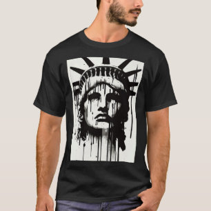 Freiheitsstatue künstlerisches Rendering Lady Libe T-Shirt