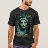 Freiheitsstatue künstlerisches Rendering Lady Libe T-Shirt (Vorderseite)