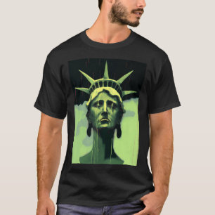 Freiheitsstatue künstlerisches Rendering Lady Libe T-Shirt