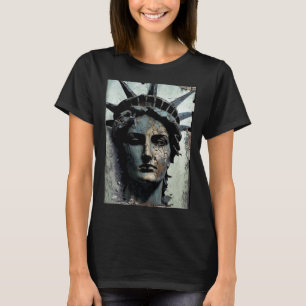 Freiheitsstatue künstlerisches Rendering Lady Libe T-Shirt