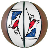 Freiheitsstatue / Lady Liberty Stripes Basketball (Vertikal)