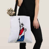 Freiheitsstatue / Lady Liberty Stripes Tasche (Von Nahem)