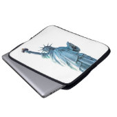 Freiheitsstatue Laptopschutzhülle (Vorne Knopf)