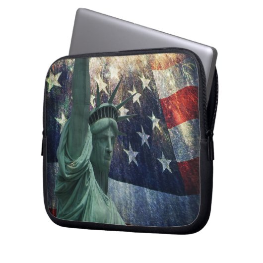Freiheitsstatue Laptopschutzhülle (Vorderseite Links)