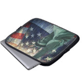 Freiheitsstatue Laptopschutzhülle (Vorne Knopf)