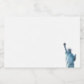 Freiheitsstatue Lebensmitteletikett (Einzelnes Label)