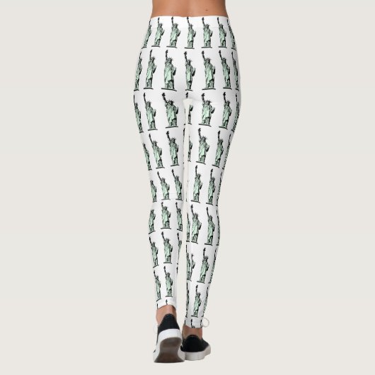 Freiheitsstatue Leggings (Rückseite)