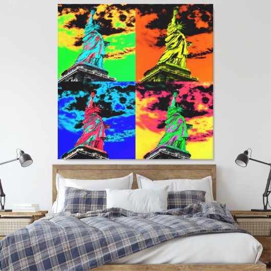 Freiheitsstatue Leinwanddruck (Insitu (Schlafzimmer))