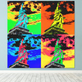 Freiheitsstatue Leinwanddruck (Insitu (Holzboden))