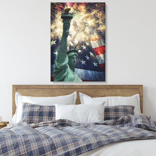 Freiheitsstatue Leinwanddruck (Insitu (Schlafzimmer))