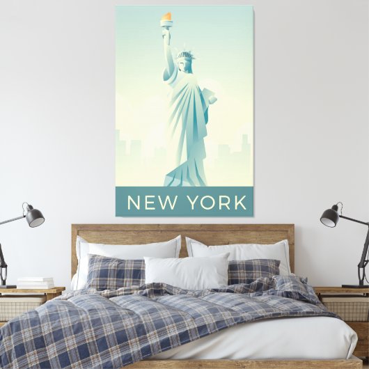 Freiheitsstatue Leinwanddruck (Insitu (Schlafzimmer))