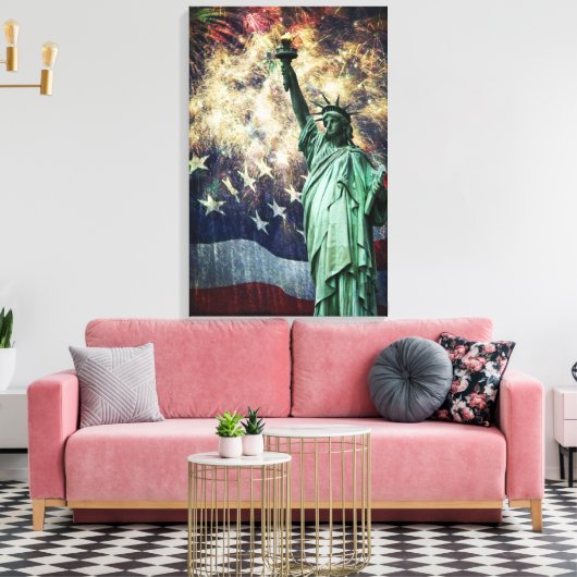 Freiheitsstatue Leinwanddruck (Insitu (Wohnzimmer))