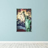 Freiheitsstatue Leinwanddruck (Insitu (Holzboden))