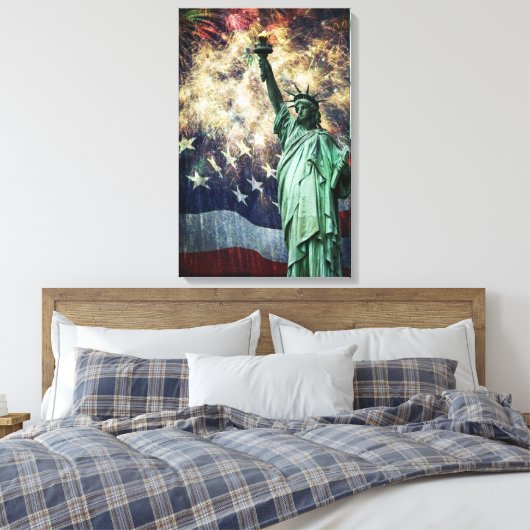 Freiheitsstatue Leinwanddruck (Insitu (Schlafzimmer))