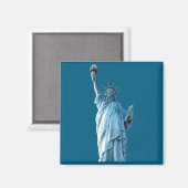 Freiheitsstatue magnet (Vorderseite/Rückseite)