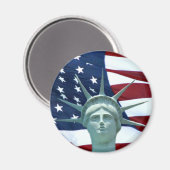 Freiheitsstatue Magnet (Vorderseite/Rückseite)
